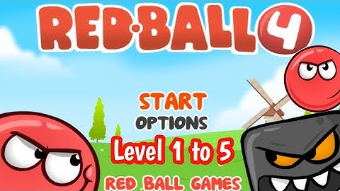 Red Ball 4 - Level 1 to 5 - Gameplay Walkthrough All Level (iOS, Android)