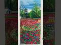 Mesmerizing Tulip Field Painting #viral #art #trending #shorts