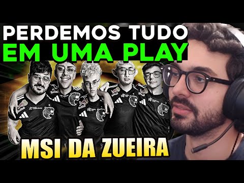 BRASIL JOGANDO COMO NUNCA - MSI DA ZUEIRA | FURIA x GAM - MYLON REACT