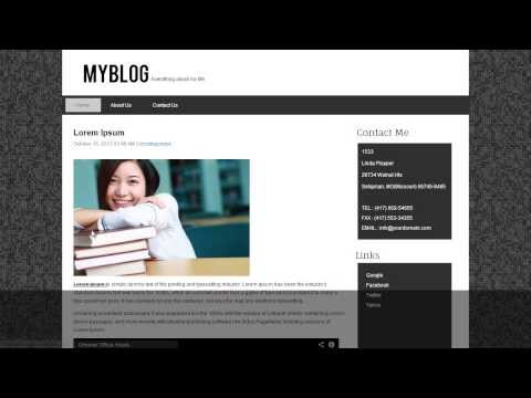 ECD Website Builder - Blog Tutorial