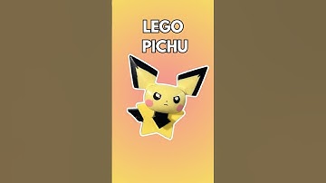 I Built PICHU With LEGO!