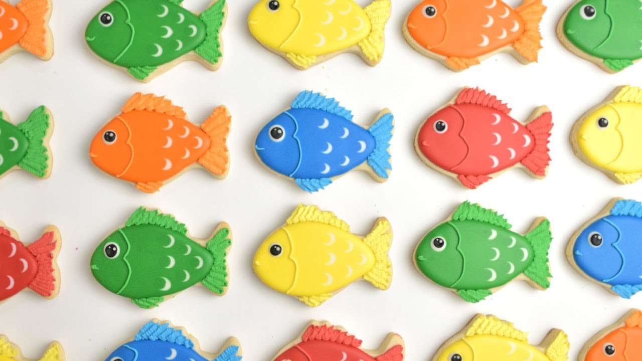RAINBOW FISH COOKIES YouTube