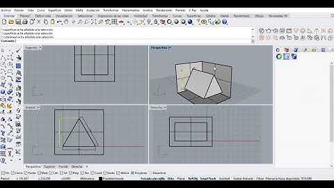 Dibujo de Prisma de Base Triangular en Sistema Diédrico