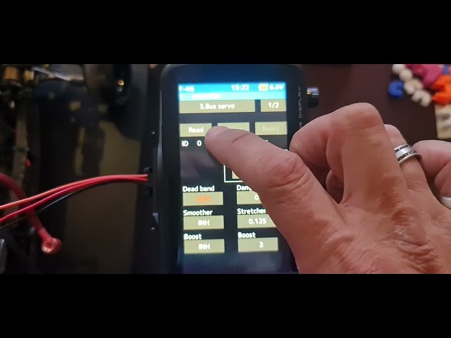 Futaba HPS-CD700 SR mode switch - YouTube