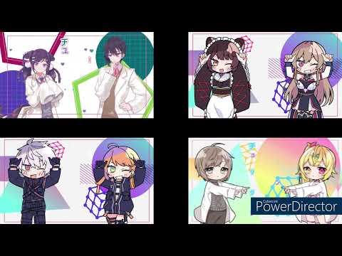 [にじさんじ]チューニングラブ合わせてみた (黛-相羽　葛葉-本間　フレン-戌亥　叶-星川)