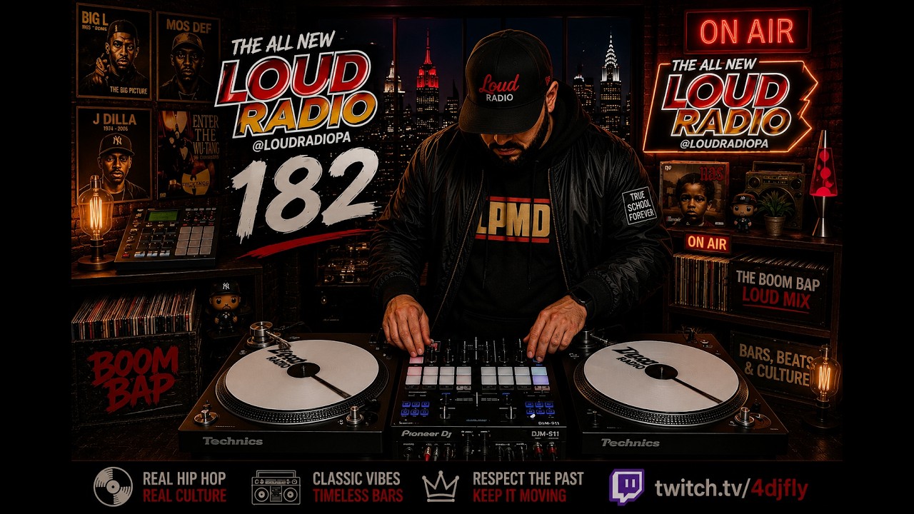 The Boom Bap Loud Mix 182 | New & Classic DJ Old School Hip Hop