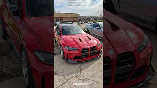 Imola Red BMW M3 G80 with Carbon Fiber Bonnet - Walkaround [4K] #bmw #racing #F1