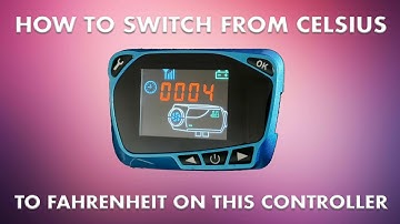 How To Switch Your Chinese Diesel Heater Controller From Celsius To Fahrenheit (New Blue Style)