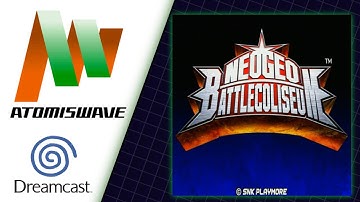 NeoGeo Battle Coliseum | Atomiswave Sega Dreamcast | Serial Port SD Card