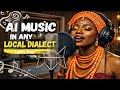 How To Create Any Music In Your Dialect Using AI AI Music Video 