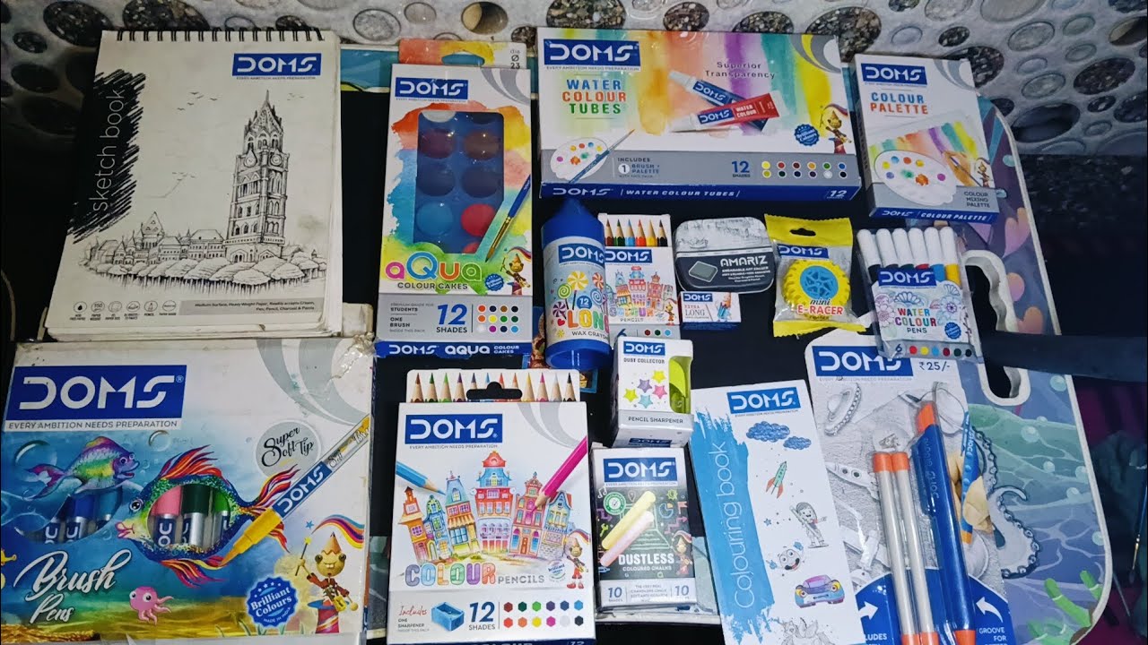 Ultimate DOMS Art Supply Unboxing! 🎨 | Sabse Best Stationery?#YouTubeArt