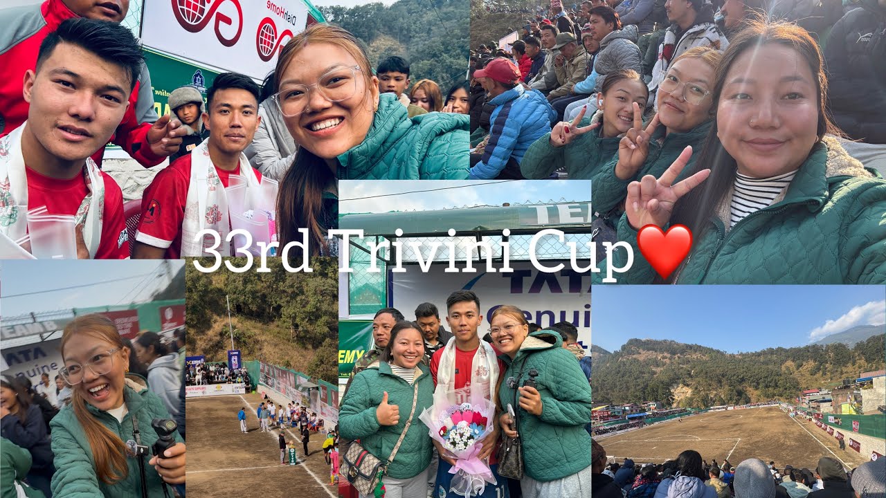 33rd  Trivini Cup (2082 ) Herna Gaiyo 🫶🥰Alan thapa magar Aron thapa magar unexpected meet 😻🙏❤️