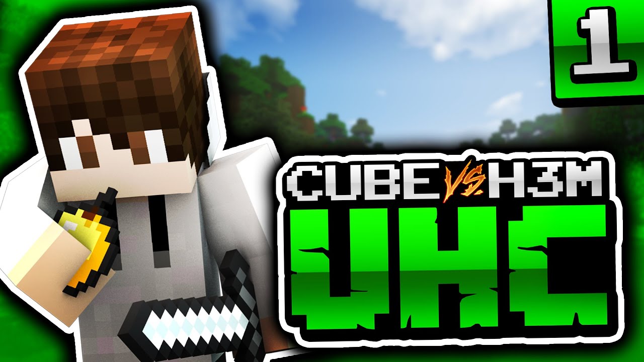 Minecraft Cube vs H3M UHC: E1 - The Battle Begins!