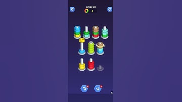 Nut Sort Gameplay - Level 107 Sorting Puzzle Challenge #androidgaming #gamingcommunity #nutsort