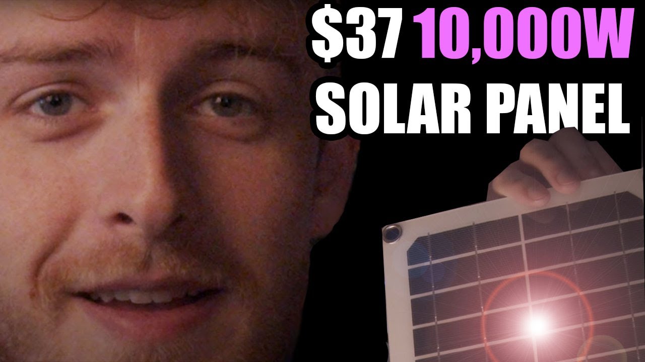 I Bought a 10,000W Solar Panel From Wish.com for $37.00