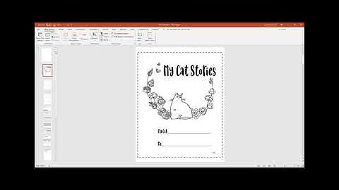 My Cat Stories: Create Low Content Books Using PowerPoint Pt 3