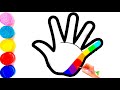 Hand drawing for children|Bolalar uchun qo&#39;llarni chizish|Рисование руки для детей