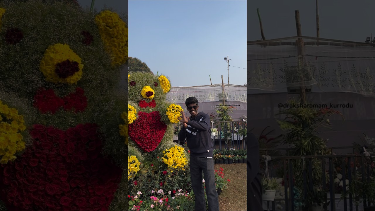 yanam flowers show😍 