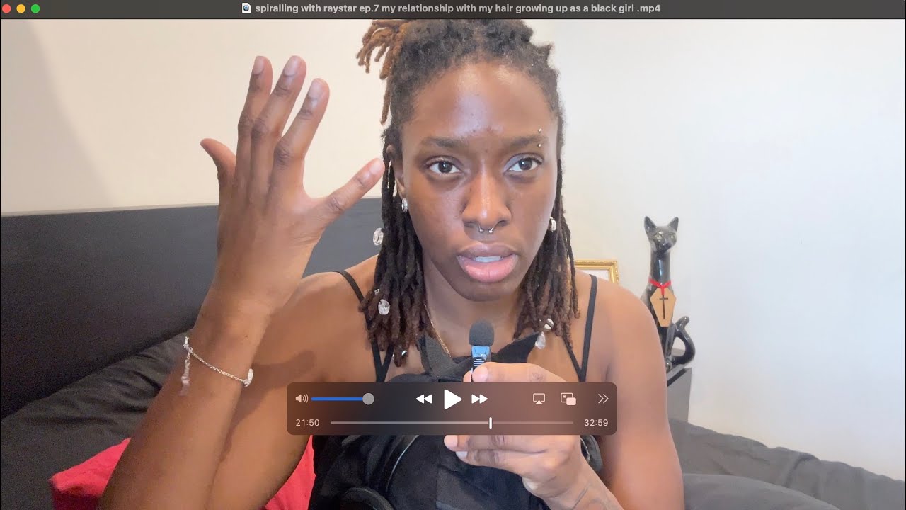 my relationship with my hair growing up as a black girl | spiralling with raystar ep. 7