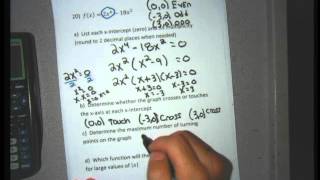 College Algebra section 5 1 part 2 polynomial functions