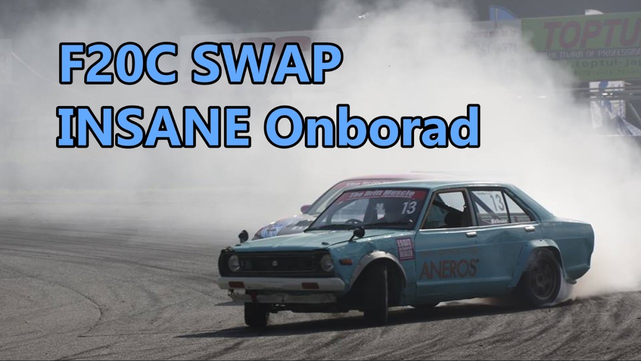 This DATSUN is crazy swap machine - Drift Onborad