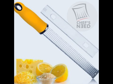 Grater Zester with Plastic Blade Cover for lemon, cheese, chocolate and so on