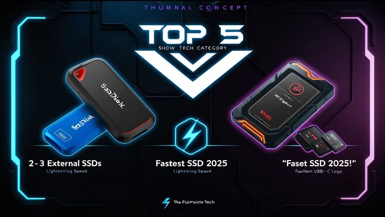 Top 5 Best External SSDs 2025 | Fastest Portable Solid State Drives ...