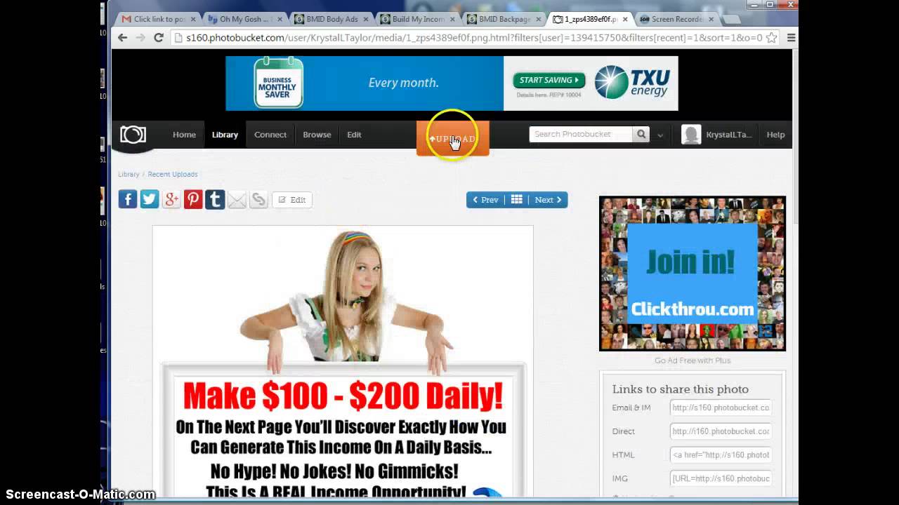 How To Make Clickable Image Ads for BMID by Krystal Taylor