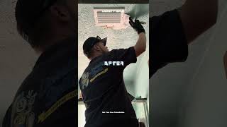 Ductwork Before &amp; After ❄️🔧