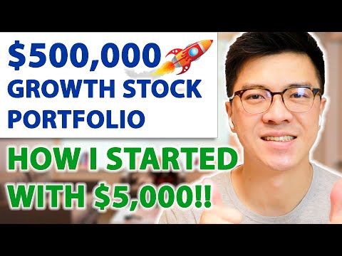 $500,000 Growth Stock Portfolio Analysis - How I Started with $5,000! Ep. 1 thumbnail