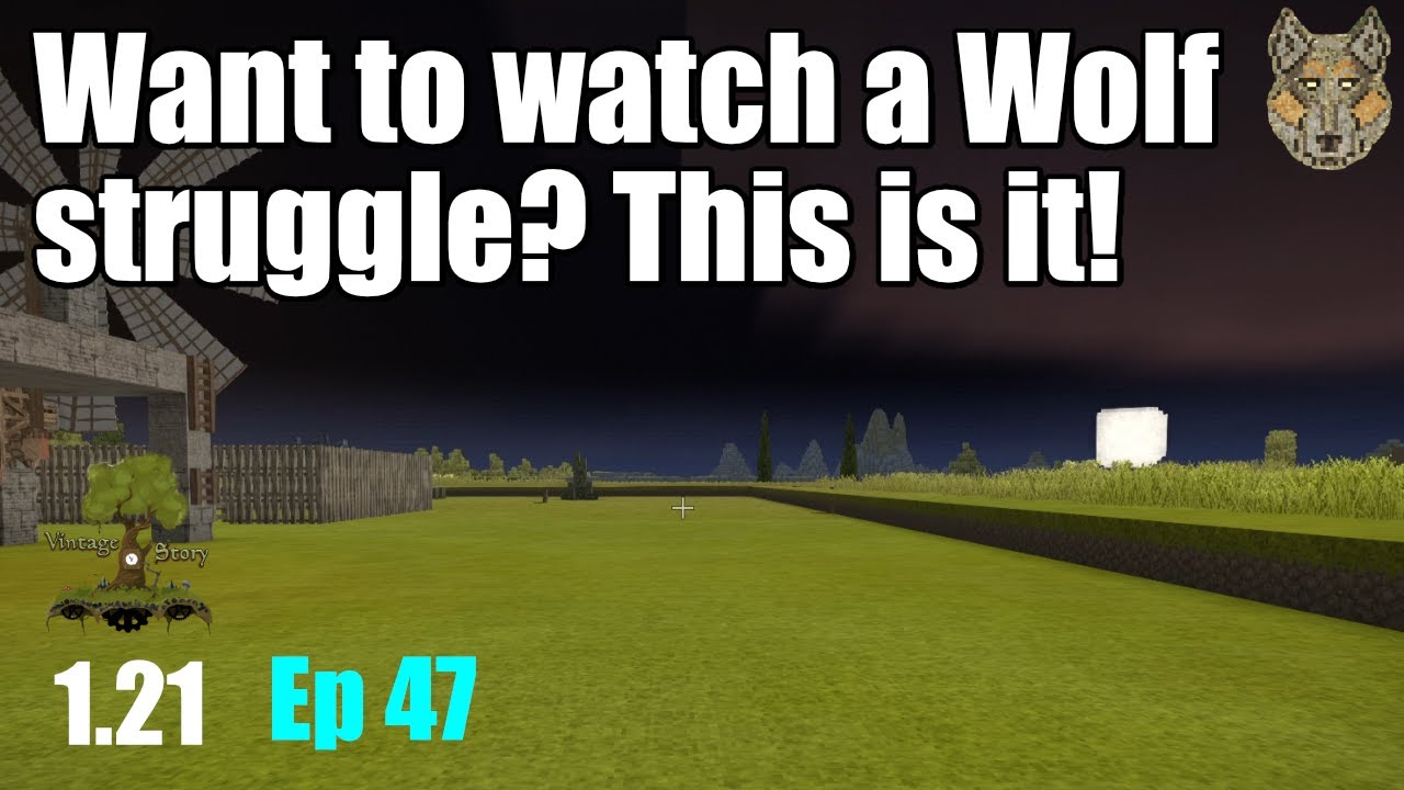 Волк постоянно борется. Приходите и смотрите! Vintage Story 1.21, эпизод 47