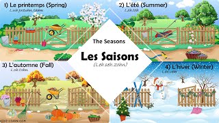 Learn French With Kidz-Learn Les Saisons Et Le Temps The Seasons & The Weather