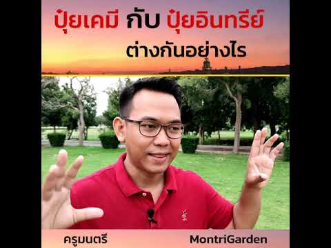 ปุ๋ยเคมี กับ อินทรีย์ ต่างกันตรงไหน
