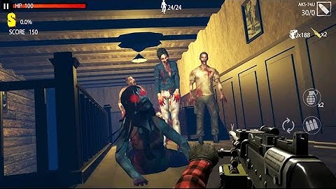 Zombie Hunter D-Day : 20Mil + | Gameplay Walkthrough Part 1