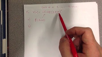 MCR3U1: Unit #4 Review Questions (Part 3 of 3)