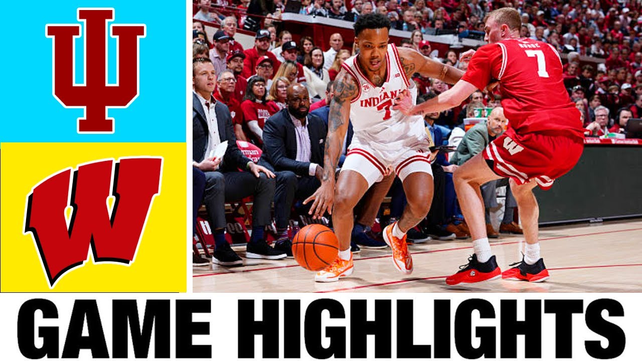 Wisconsin vs Indiana Highlights | Men's Basketball | College Basketball 2026
