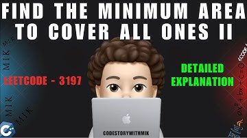 Find the Minimum Area to Cover All Ones II | Detailed Explanation | Leetcode 3197 | codestorywithMIK