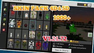 SKIN PACK 4D AND 5D 1000+ MINECRAFT 1.21.72 | CLONE AND ORIGINAL screenshot 3