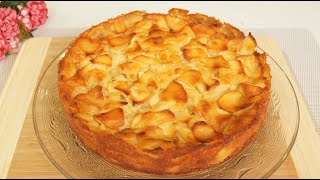 Самый популярный в Италии яблочный пирог TORTA DI MELE 💚🤍❤️ из 1 кг яблок! 🍎