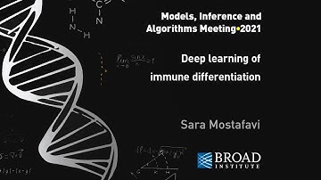 MIA: Sara Mostafavi, Deep learning of immune differentiation
