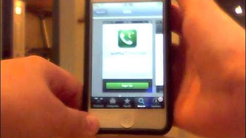 HOW TO CALL AND TEXT ON YOUR IPOD TOUCH