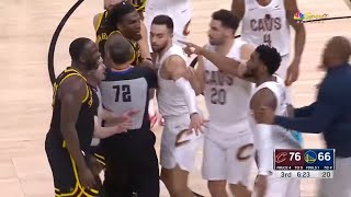 Draymond Green gets EJECTED after shoving Donovan Mitchell on a fast break! NBA 2023-2024 Season