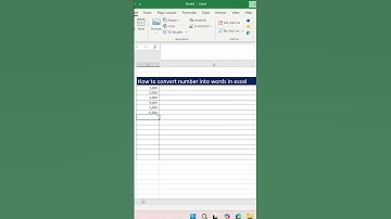 How to Change the Number to Word in Excel with this Formula