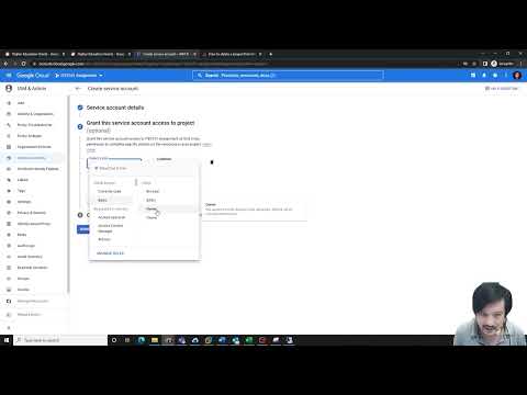 How to create a new GCP project, create service account and generate ...