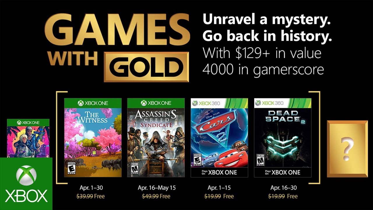 Xbox - April 2018 Games with Gold