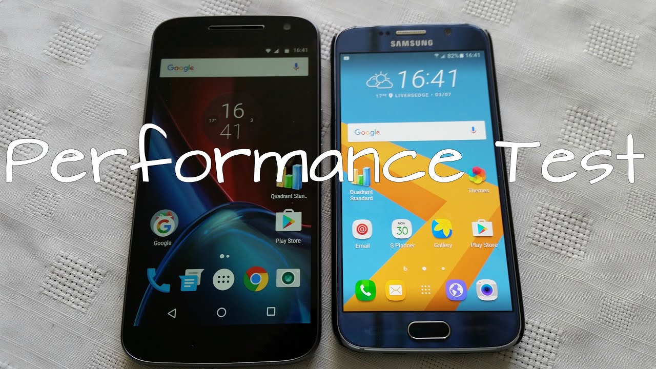 Moto G4 2016 VS Samsung Galaxy S6 Performance Test