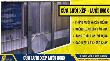 Cửa Lưới Xếp Lưới Inox | Cửa Lưới Chống Muỗi | SAGOWIN
