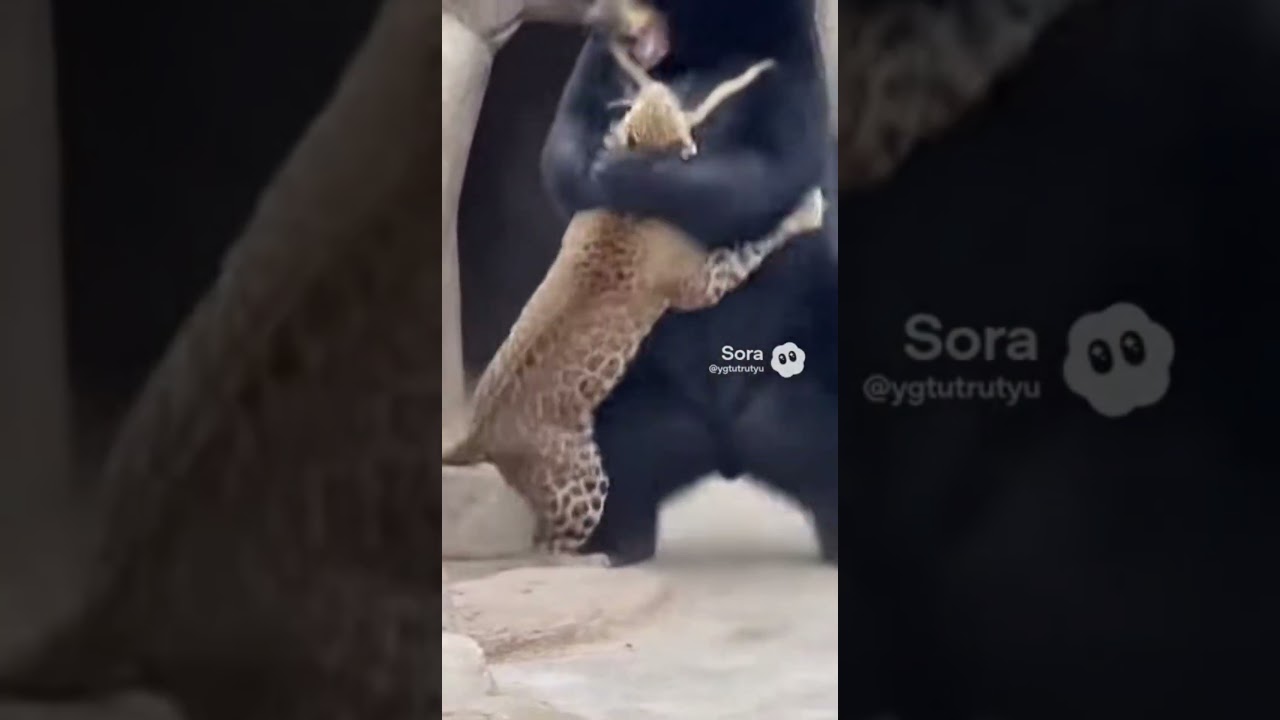 1000lb Polar Bear LAUNCHES Snow Leopard - Ice Battle! 🐻‍❄️ 아기구조 🐻‍❄️ 保護 