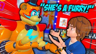 Gregory Has A Crush On Vanny! | FNAF Security Breach VR