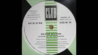 Peter Royer - Love Is In Season (Full Length Instrumental Version) (1985)